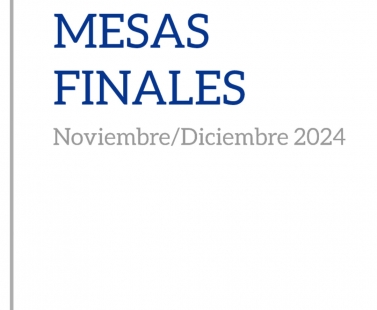 FECHAS DE EXAMEN Noviembre/Diciembre 2024