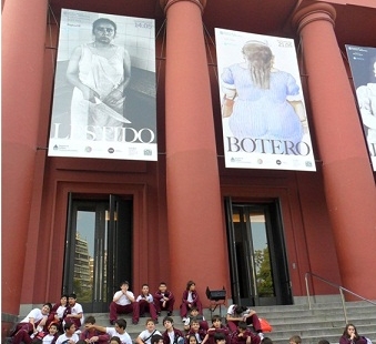 Sexto año visita el Museo Nacional de Bellas Artes