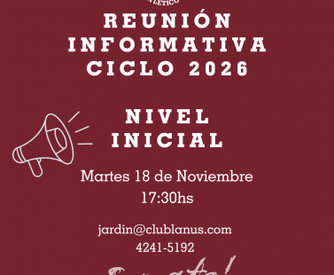 NUVEA REUNIÓN INFORMATIVA CICLO 2026